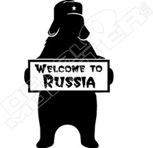Welcome to Russia Decal Sticker