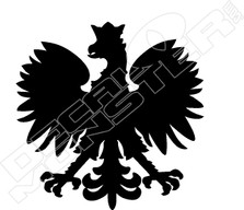 Polish Eagle Outline Decal Sticker