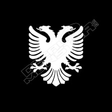 Albania Double Head2 Eagle Decal Sticker