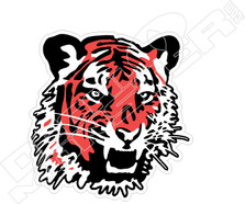 Tiger Head Decal Sticker