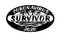 Coronavirus Survivor 2020 Decal Sticker