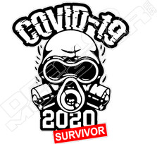 Covid-19 2020 Survivor Decal Sticker
