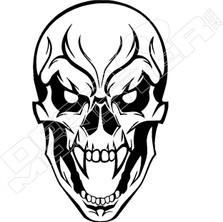 Vampire Skull 2 Decal Sticker