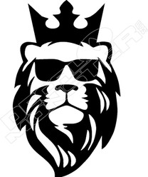 King Lion Decal Sticker