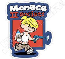 Dennis the Menace 2 Society Decal Sticker