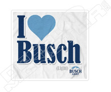 I Heart Busch Beer Decal Sticker