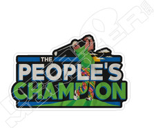 John Daly The People's Champion Decal Sticker