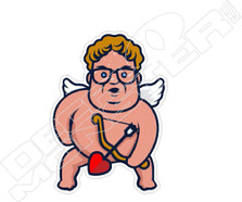 Chris Farley Cupid Decal Sticker