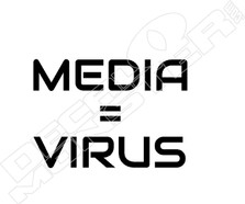 Media = Virus Decal Sticker