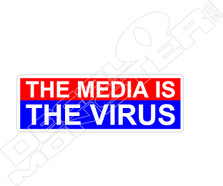 Media is the Virus Decal Sticker
