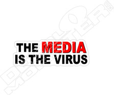 Media is the Virus 2 Decal Sticker