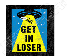 Get In Loser Alien Decal Sticker