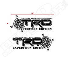 Toyota TRD Expedition Edition Decal Sticker