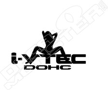 Honda I-VTEC DOHC Girl Decal Sticker