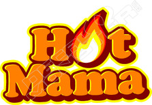 Hot Mama Decal Sticker