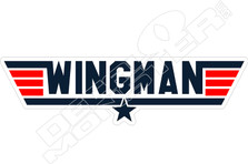 Wingman Topgun Decal Sticker