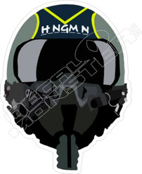 Topgun Maverick Hangman Helmet Decal Sticker