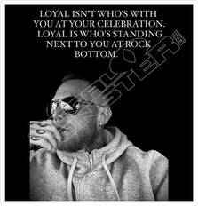 Loyal Is Next To You At Rock Bottom Decal Sticker