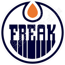 EFreak Edmonton Oilers Decal Sticker