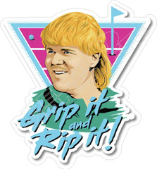 Grip It and Rip It2 John Daly Decal Sticker