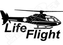 Life Flight Helicopter Paramedic Decal Sticker