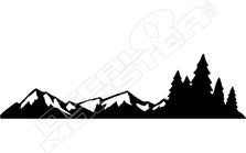 Tacoma Tailgate Logo Mountains Truck Decal Sticker
