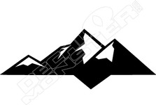 Tundra Tailgate Logo Mountains Truck Decal Sticker