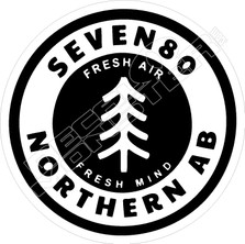 Seven80 Northern AB Decal Sticker
