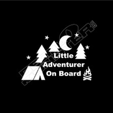 Little Adventurer On Board Decal Sticker