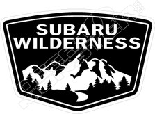 Subaru Wilderness Mountain Decal Sticker