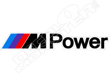 M Power Performance BMW Decal Sticker
