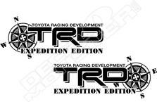 Toyota TRD Expedition Edition 4X4 Decal Sticker