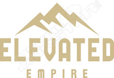 Elevated Empire Mountain Decal Sticker