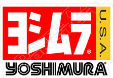 Yoshimura2 Pipes Motorcycle Decal Sticker