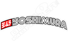 Yoshimura3 Fender Decal Pipes Motorcycle Decal Sticker