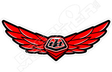 Troy Lee Designs Wing Crest Motorcycle Decal Sticker