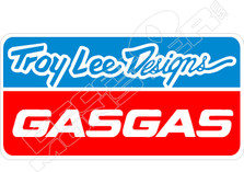 TLD Troy Lee Designs Gas Gas Motorcycle Decal Sticker