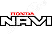 Honda Navi3 Motorcycle Decal Sticker