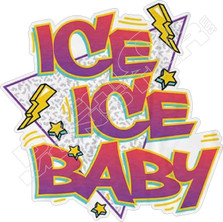 Ice Ice Baby Vanilla Ice Music Decal Sticker