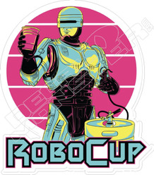 RoboCup Dude Beer Decal Sticker