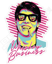 Tom Cruise Whiskey Business Beer Decal Sticker