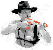 Doc Holliday Gun Decal Sticker