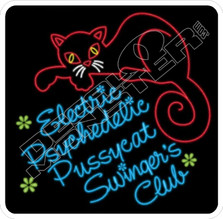 Austin Powers Electric Psychedelic Pussycat Swingers Club Movie Decal Sticker