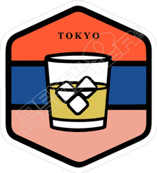 Destination Token Tokyo Travel Decal Sticker