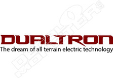 Dualtron The Dream of All Terrain Electric Technology EScooter Decal Sticker