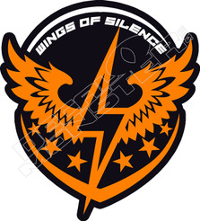 Surron Wings of Silence Logo2 EBike Decal Sticker