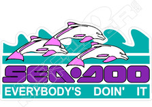 Everybodys Dooin It2 Vintage Sea Doo Decal Sticker