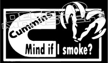 Cummins Mind if I Smoke This Decal Sticker