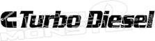 Cummins Turbo Diesel 1 Decal Sticker