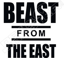 Beast From The East Decal Sticker